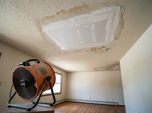 Ceiling water damage repair and sagging drywall restoration in Inglewood