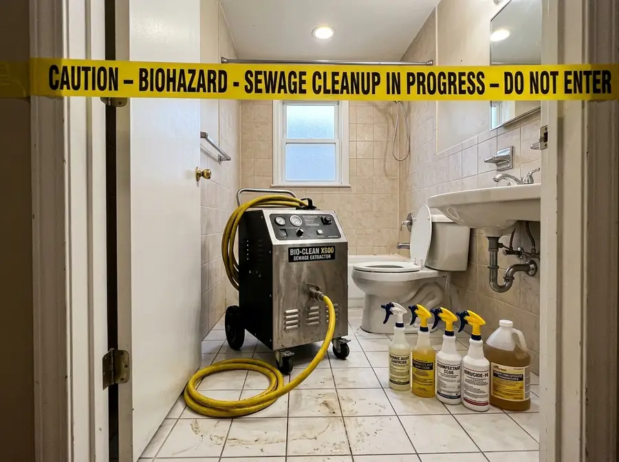 Category 3 Sewage Backup Cleanup and Biohazard Sanitization in Inglewood CA
