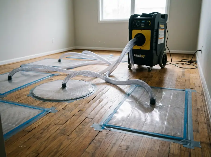 Water Damaged Flooring Restoration and Hardwood Floor Drying in Inglewood CA