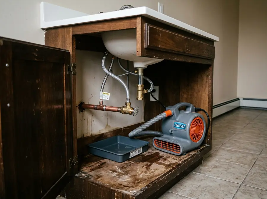 Burst Pipe Water Damage Restoration and Plumbing Leak Repair in Inglewood CA