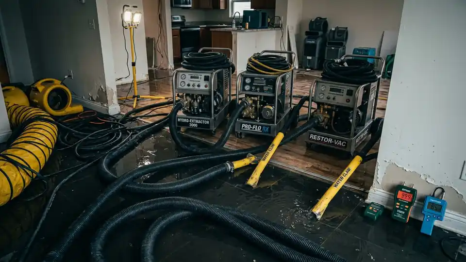 Deep structural drying and cavity dehumidification in Inglewood, CA